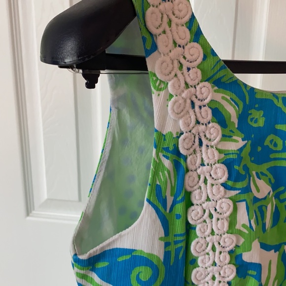 EUC: Lilly Pulitzer Roar of the Jungle Shift Dress - Picture 9 of 10